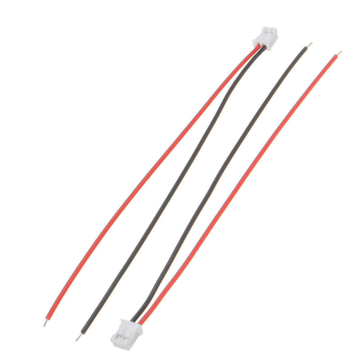 100 Stück Mini Micro JST 2.0 PH 2-polige Stecker mit 120 mm langen Kabeln