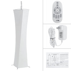 12V LED Floor Lamp with Remote Control, RGB Color Changing, 58" Height, Ideal for Living Room