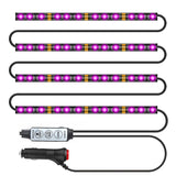 DC12V Decorative Atmosphere Light Strips with 150cm Cable - Ideal for Home and Car Decor