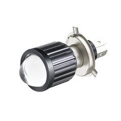 12V-80V 12W 1200LM Motorcycle H4 LED Headlight Bulb - Super Bright Hi/Lo Beam Dual Color 6000K/3000K Lens