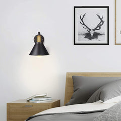 220V Adjustable LED Wall Light Fixture with Lampshade for Dining Room - Bulb Not Included