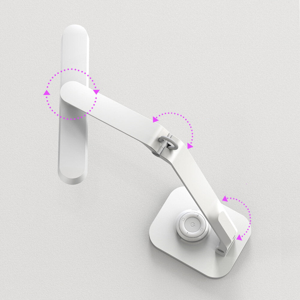 1000 Lumen LED-Klapptischlampe mit 5 Farbtemperaturen und Touch-Steuerung zum Lesen
