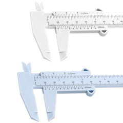 6-Inch 150mm Mini Vernier Caliper Double Scale Plastic Measuring Tool - 2 Pack