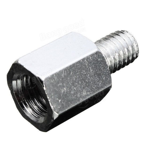Motorcycle Rear View Mirror Adapter Screw 8mm to 10mm Conversion Positive/Negative Threads