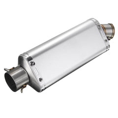 Universal 38-51mm Edelstahl Motorrad Auspuff Schalldämpfer Rohr mit Schalldämpfer