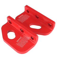 5000KG Pair Recovery Tow Point Kit Hitch - Heavy Duty Towing Equipment