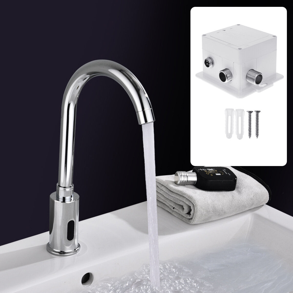 Smart Touchless Infrared Sensor Kitchen Sink Faucet - Single Cold Water Tap