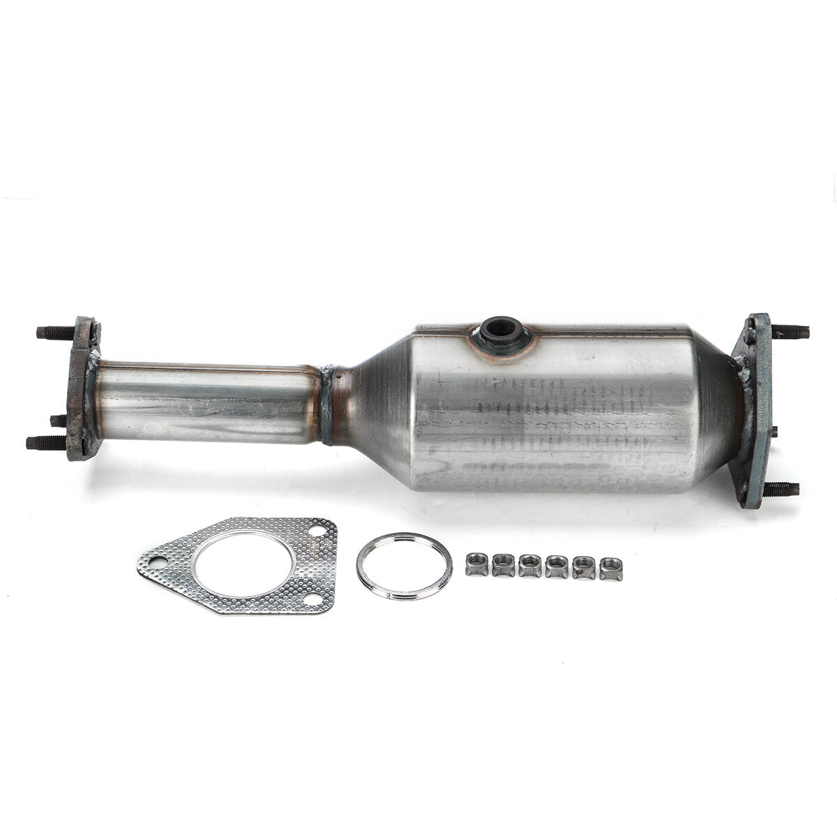 2.3L Exhaust Shaft Catalytic Converter with Gaskets - Three-way Tail Gas Purifier