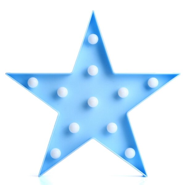 Cute LED Star Night Light for Baby Kids Bedroom Home Decor