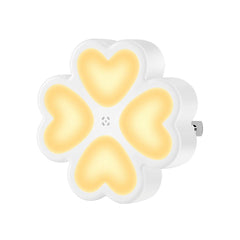 Love Shape LED Night Light with Sensor, Plug-in for Baby Kid Bedroom, 0.5W, AC100-240V