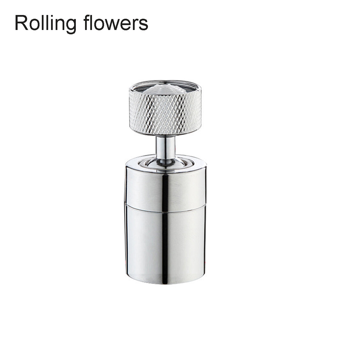 360 Degree Rotating Universal Splash Filter Faucet Extender - Silver