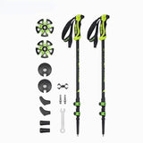 Ultralight Adjustable Telescopic Trekking Poles - Walking Sticks for Camping, Hiking, Climbing, Alpenstock