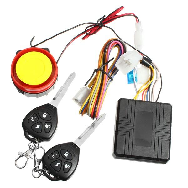 12V Motorcycle Anti-Theft Alarm System with Vibration Sensor and Remote Control Security