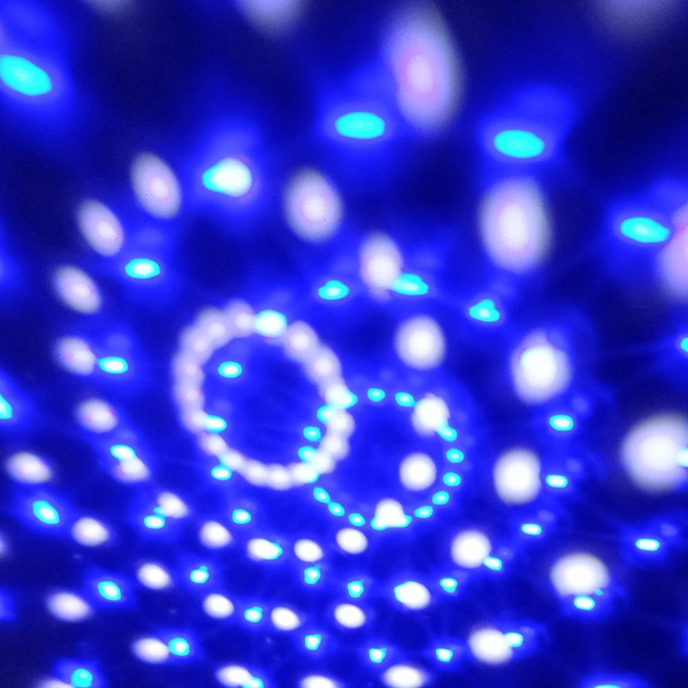 Upgrade 6-Color Crystal Ball LED Stage Light with Voice Remote for Bar, KTV, Party, Disco