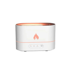 3D Flame LED Night Light & Aromatherapy Diffuser - USB Rechargeable for Living Room & Bedroom