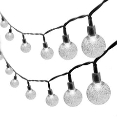 50 LED 7M Solar String Lights Outdoor Waterproof, 8 Modes Globe Lights for Garden Decoration