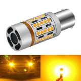 LED Car Turn Signal Light CANBUS Error-Free 12V 22.4W 2000LM Yellow with Cooling Fan