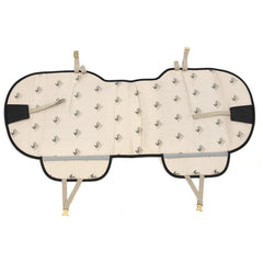 Universal Car Rear Seat Cover - Bamboo Charcoal Cushion Pad, PU Leather, 130x50cm