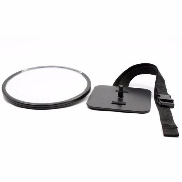 Adjustable 19cm Baby Safety Mirror for Car - Rear-Facing, Rounded Design