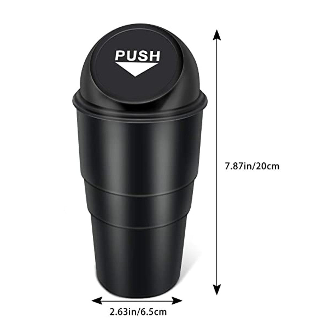 Car Garbage Cans with Lid - Mini Trash Bins for Creative Interior Supplies