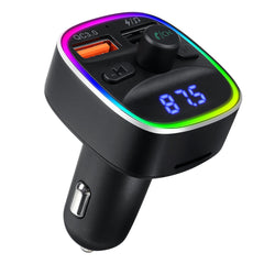 Wireless Bluetooth FM Transmitter In-Car MP3 Radio Adapter with Fast USB Charging