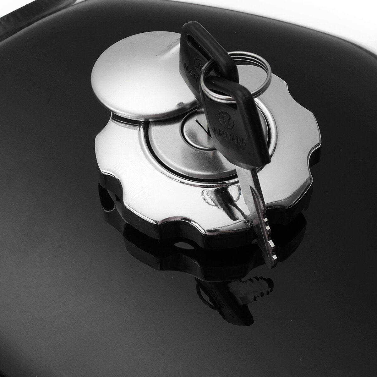 9L Fuel Gas Tank with Cap, Switch, and Key for Honda CG125 Retro Vintage Racer Motorcycle AA001
