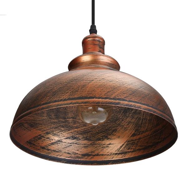 Vintage E27 Ceiling Light Pendant - Retro Industrial Loft Iron Chandelier Lamp