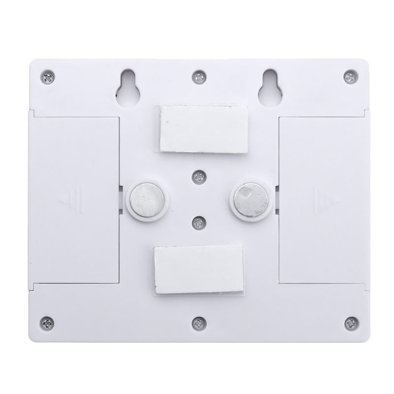 Battery Powered 4 COB LED Night Light Wall Switch, Self-Stick, 6000K White, Bright for Closet