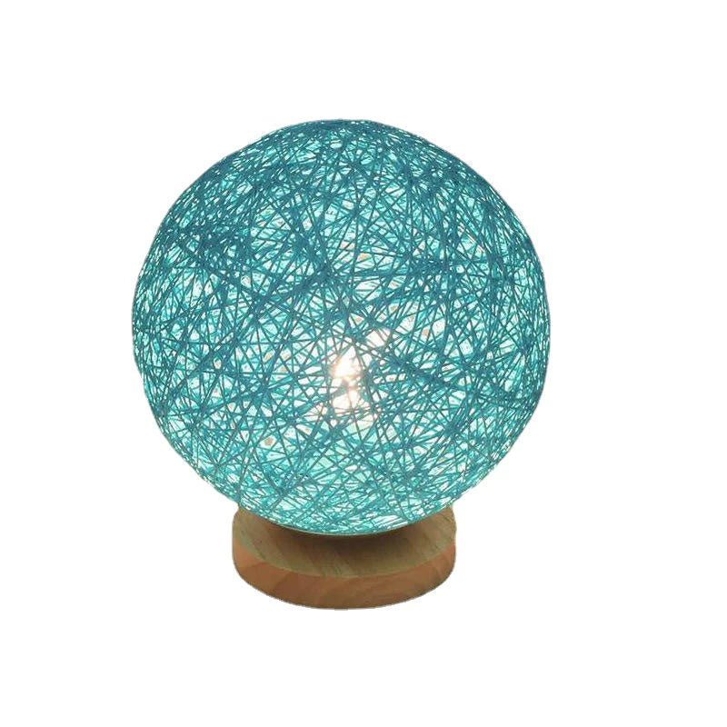 Ball Night Light Table Lamp - Bedside Bedroom Decor & Valentine Gift