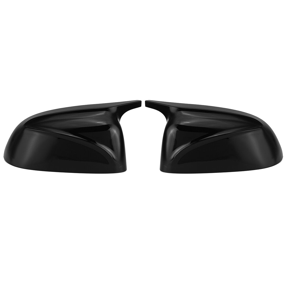 Glossy Black M Style Replacement Side Mirror Cover Caps