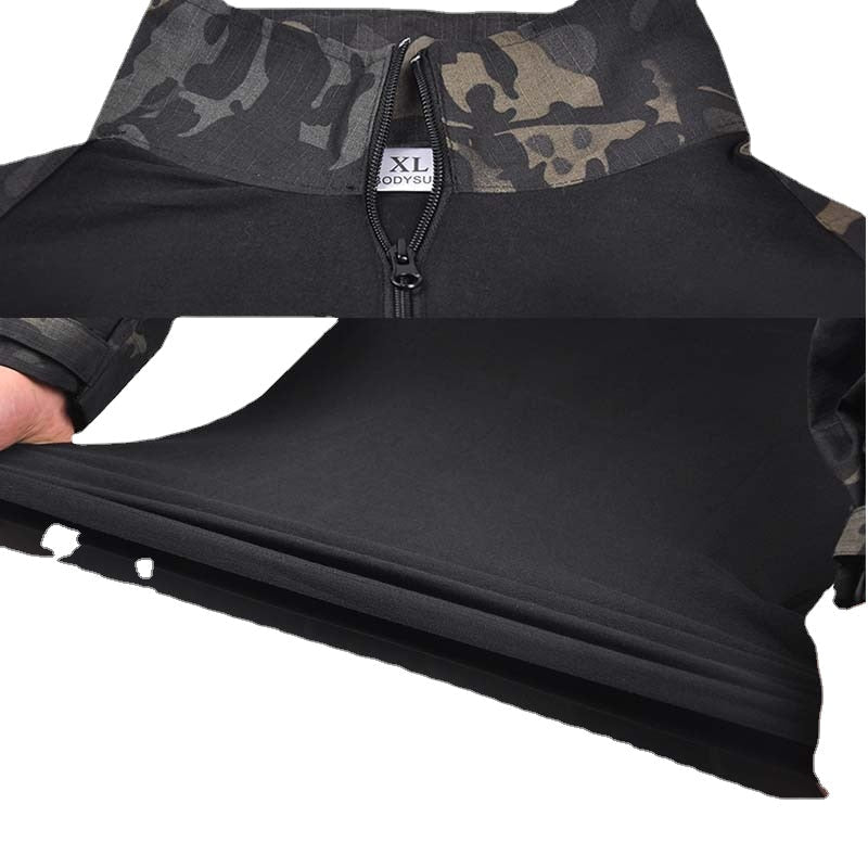 Tactical Camouflage Short Sleeve T-Shirts for Men - Army, Hunting, Climbing, Combat, Military, Hiking