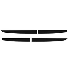 Matte Black Side Door Stripe Decal Sticker for Honda Accord 2018-2019