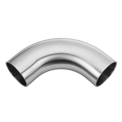 Stainless Steel 90 Degree Exhaust Pipe Bends - 1.5", 2", 2.5", 3" OD Tube Elbows