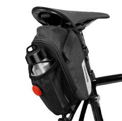 Rainproof Bicycle Saddle Bag with Taillight - Outdoor Cycling, Mountain Bike Back Seat Pouch for Tools