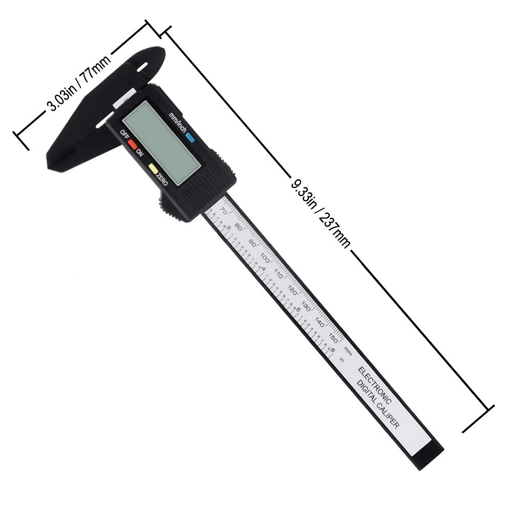 0-6" Digital Caliper Measuring Tool - Electronic Micrometer with LED Screen