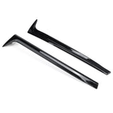 2Pcs Glossy Car Rear Window Side Spoiler Wing Canard Splitters