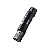 6-in-1 1000lm Dual-Light Zoomable Alarm Flashlight, USB-C Rechargeable Power Bank, Magnetic Camping Work Light