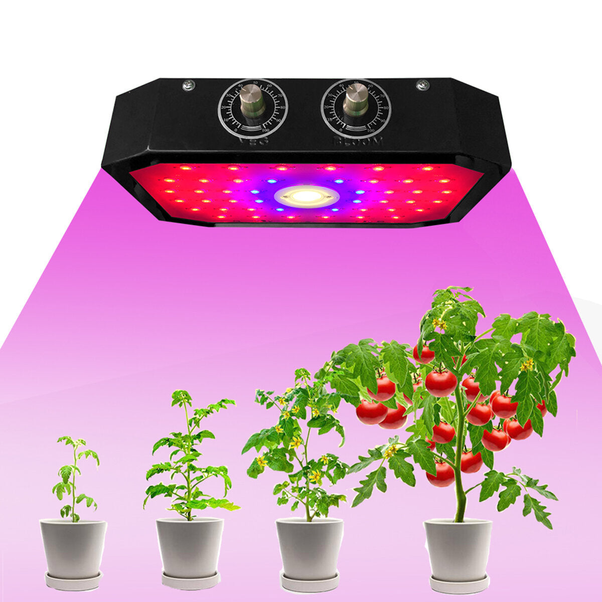 1000W Full Spectrum LED Plant Growth Light, 85-265V Adjustable for Indoor Plants and Vegetables