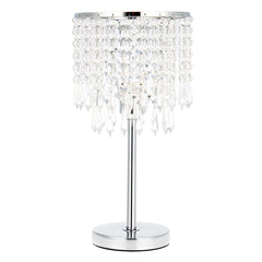 Modern Crystal Table Pendant Lamps - Dimmable Desk Lamp for Bedroom, Living Room, Wedding Decoration