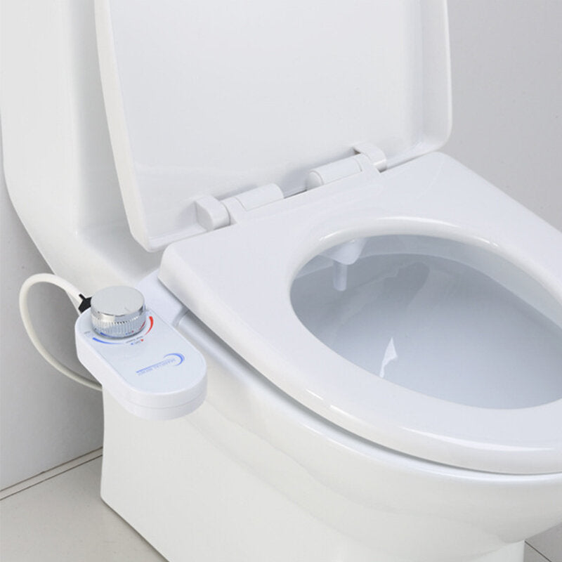 7/8" Non-Electric Toilet Bidet Seat Attachment with Cold Water Spray for Bathroom