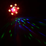 RGB LED Stage Light Strobe Crystal Ball Party Club DJ Disco Atmosphere Light AC90-265V