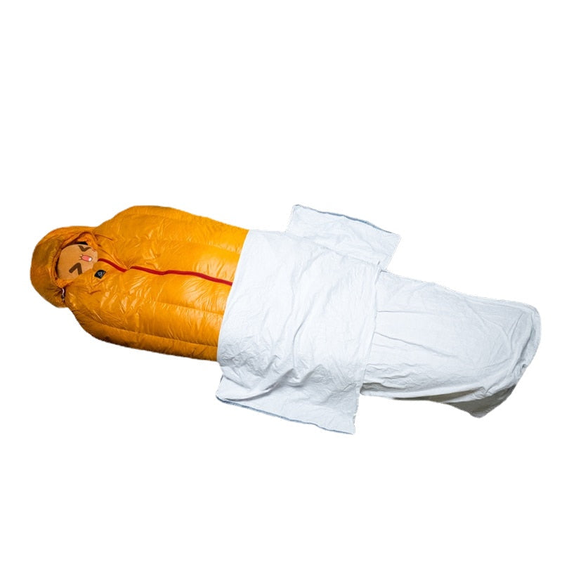 Upgrade Ventilated Moisture-Proof Sleeping Bag Cover - Warm, Clean Inner Liner Bivy Bag