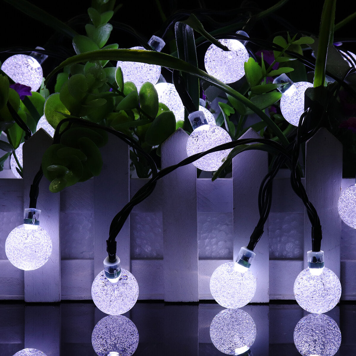 30 LED Solar Power Christmas Fairy String Lights - Outdoor Patio Party Decor Lamp