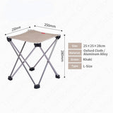 Ultralight 0.3kg Outdoor Aluminum Alloy Folding Chair - Portable 900D Oxford Cloth Fishing, Camping, Picnic Chair