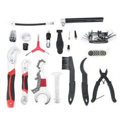 14-Piece Bike Repair Tool Kit: Hex Wrench, Tire Patch, Pump & More for Emergency Fixes