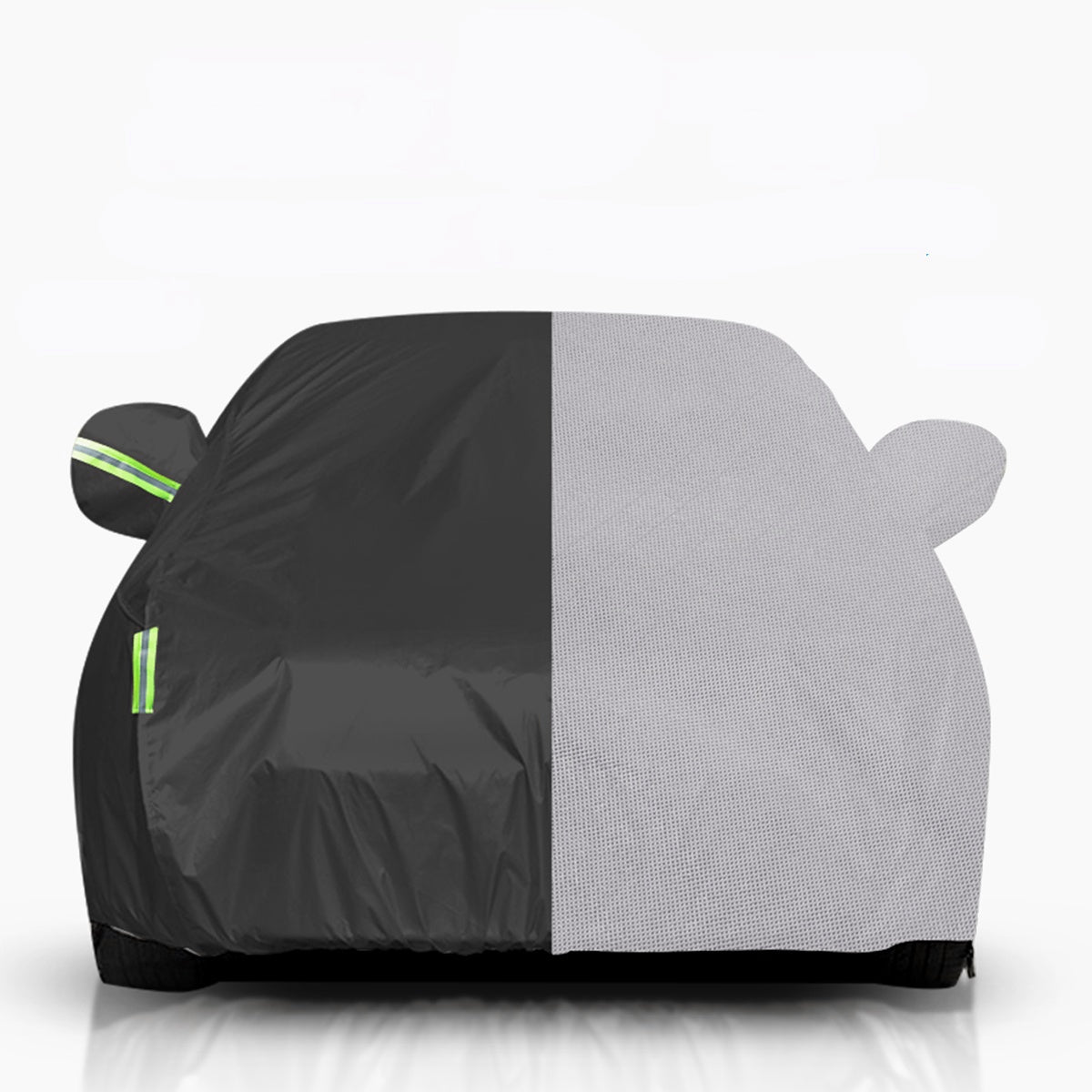 Waterproof All-Weather Car Cover, UV Protection, Windproof, Black, L/XL for Sedan