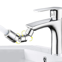 1080 Degree Swivel Sink Faucet Aerator - Universal Splash Filter, Extender, Bubbler for Eye Flush, Face Wash, Gargle