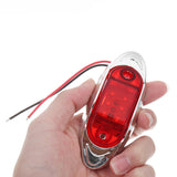 LED Side Marker Indicator Lights Clearance Lamp DC 24V for Truck, Trailer, and Bus