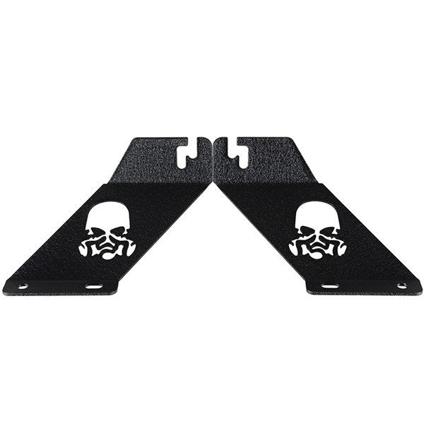 20" LED Light Bar Hood Mount Brackets for 07-16 Jeep Wrangler - 1 Pair