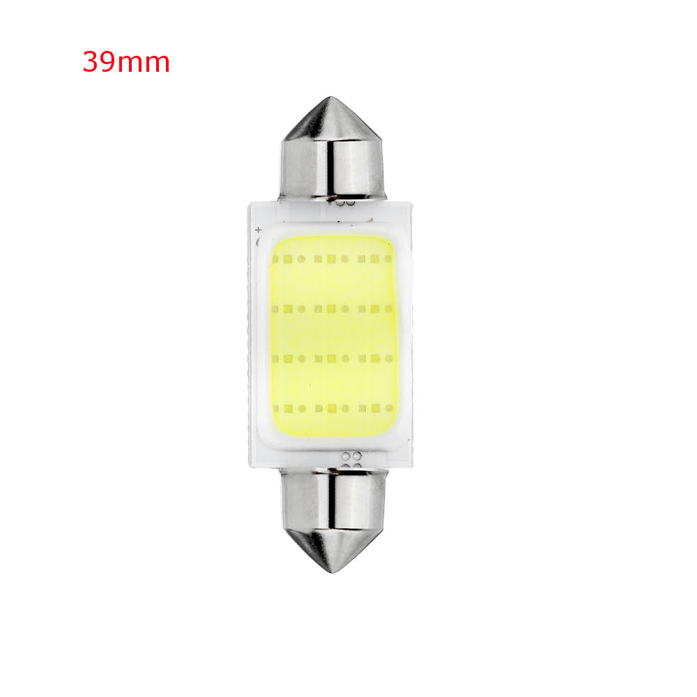 31/36/39/41mm C5W C10W COB LED Car Dome Lights - Interior Map Reading Lamp DC12V White